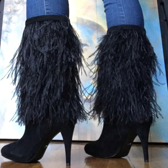 michael kors feather boots